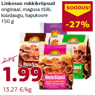 Allahindlus - Linkosuo rukkikrõpsud