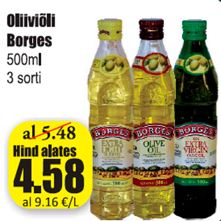 Allahindlus - Oliiviõli Borges