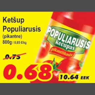 Allahindlus - Ketšup Populiarusis