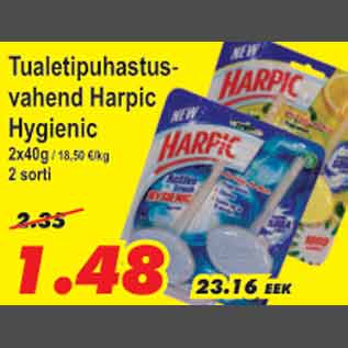 Allahindlus - Tualetipuhastusvahend Harpic Hygienic