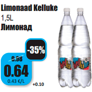 Allahindlus - Limonaad Kelluke 1,5L