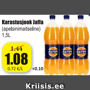 Allahindlus - Karastusjook Jaffa