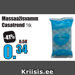 Allahindlus - Massaažisvamm Casatrend 1tk