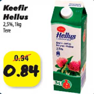 Allahindlus - Keefir Hellus 2,5%, 1kg