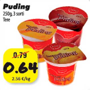 Allahindlus - Puding 250g, 3 sorti