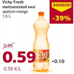 Allahindlus - Vichy Fresh maitsestatud vesi