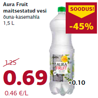 Allahindlus - Aura Fruit maitsestatud vesi