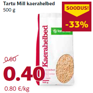 Allahindlus - Tartu Mill kaerahelbed 500 g