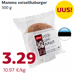 Allahindlus - Mamma veiselihaburger 300 g