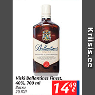 Allahindlus - Viski Ballantines Finest