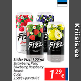 Allahindlus - Siider Fizz, 500 ml