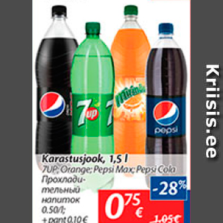 Allahindlus - Karastusjook, 1,5 l