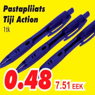 Allahindlus - Pastapliiats Tiji Action