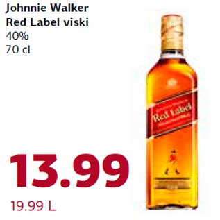 Allahindlus - Johnnie Walker Red Label viski