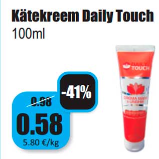 Allahindlus - Kätekreem Daily Touch 100ml