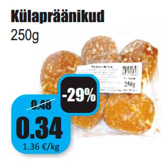 Allahindlus - Külapräänikud 250g