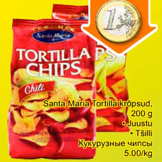 Allahindlus - Santa Maria Tortilla krõpsud