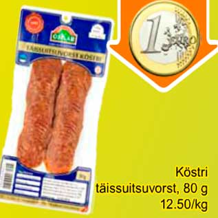 Allahindlus - Köstri täissuitsuvorst, 80 g