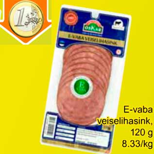 Allahindlus - E-vaba veiselihasink, 120 g