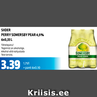 Allahindlus - SIIDER PERRY SOMERSBY PEARE