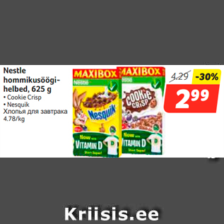 Allahindlus - Nestle hommikusöögihelbed, 625 g