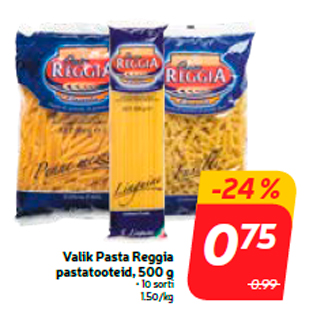 Allahindlus - Valik Pasta Reggia pastatooteid, 500 g