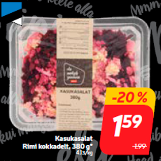 Allahindlus - Kasukasalat Rimi kokkadelt, 380 g*