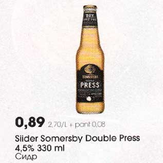 Allahindlus - Siider Somersby Double Press 4,5% 330 ml