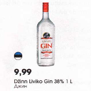 Allahindlus - Džinn Liviko Gin 38% 1 L