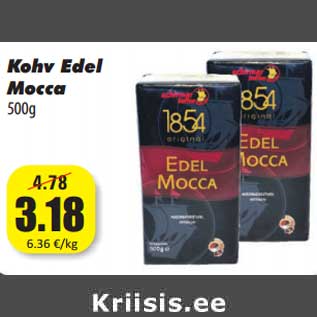 Allahindlus - Kohv Edel Mocca 500g