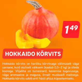 Allahindlus - HOKKAIDO KÕRVITS