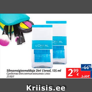 Allahindlus - Silmameigieemaldaja 2 in1 L´Oreal, 125 ml