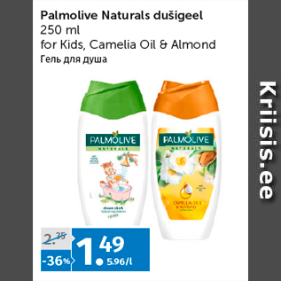 Allahindlus - Palmolive Naturals dušigeel 250 ml