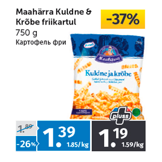 Allahindlus - Maahärra Kuldne & Krõbe friikartul 750 g