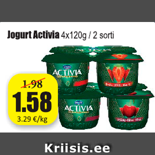 Allahindlus - Jogurt Activia