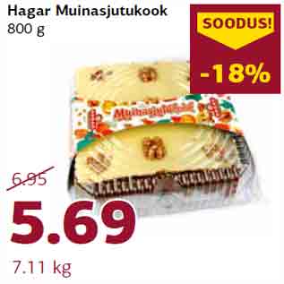 Allahindlus - Hagar Muinasjutukook 800 g