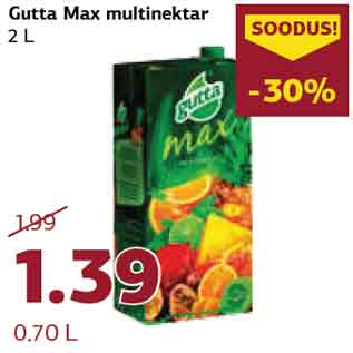 Allahindlus - Gutta Max multinektar 2 L