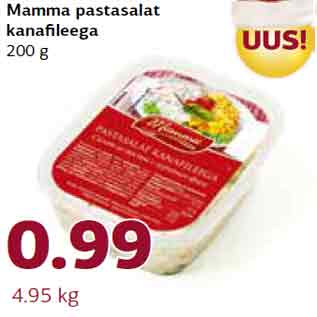 Allahindlus - Mamma pastasalat kanafileega 200 g