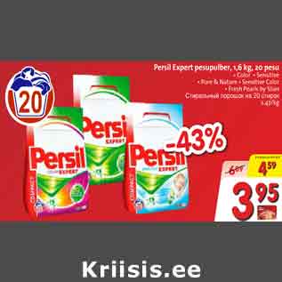 Allahindlus - Persil Expert pesupulber, 1,6 kg, 20 pessu