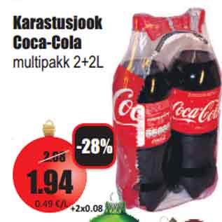 Allahindlus - Karastusjook Coca-Cola