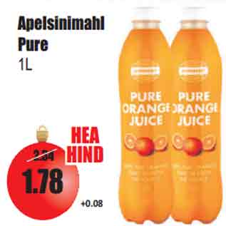 Allahindlus - Apelsinimahl Pure 1L