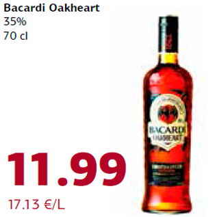 Allahindlus - Bacardi Oakheart