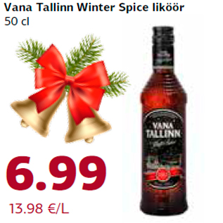 Allahindlus - Vana Tallinn Winter Spice liköör 50 cl