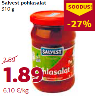 Allahindlus - Salvest pohlasalat 310 g