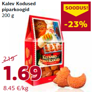 Allahindlus - Kalev Kodused piparkoogid 200 g