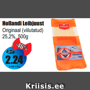 Allahindlus - Hollandi Leibjuust