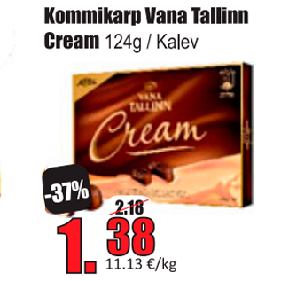 Allahindlus - Kommikarp Vana Tallinn Cream