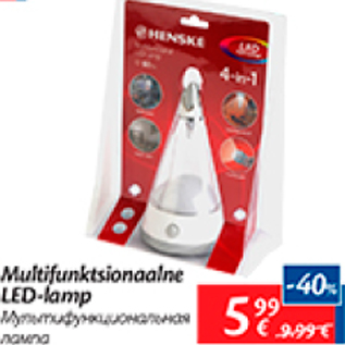 Allahindlus - Multifunktsionaalne LED-lamp