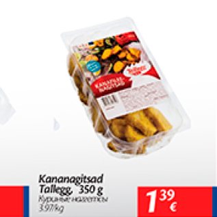 Allahindlus - Kananagitsad Tallegg, 350 g