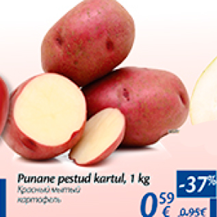 Allahindlus - Punane pestud kartul, 1 kg